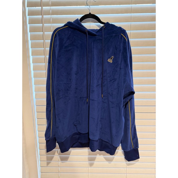 Kangol Other - Kangol Velour Hoodie Royal Blue Kangaroo Logo Men's XXL